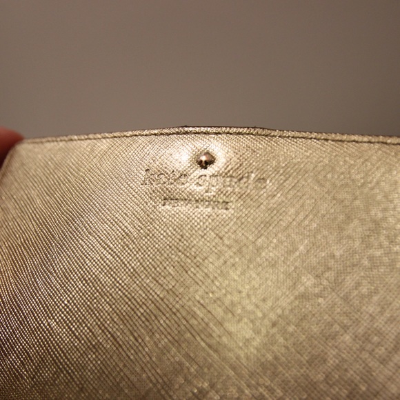 Kate Spade Gold Wallet - Picture 8 of 8
